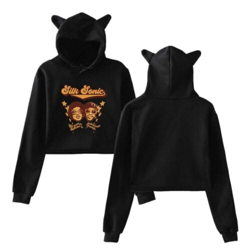 Bruno Mars Cropped Hoodie #5