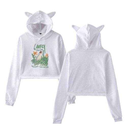 Laufey Cropped Hoodie #5