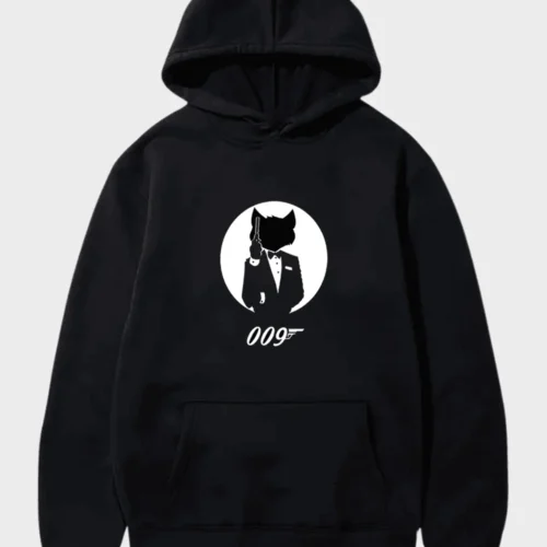 James Bond Cat Hoodie #1