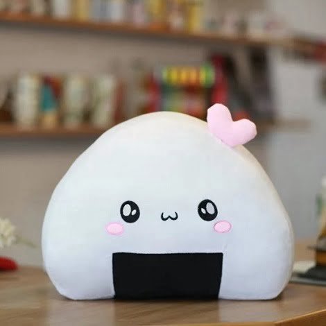 Plush Rice Ball Pillow #1 (P19)