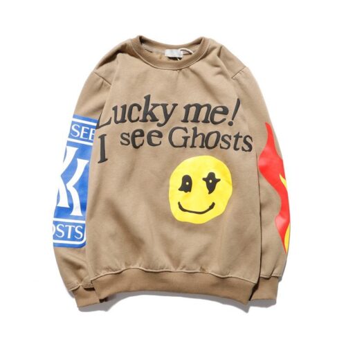 Kanye West lucky me i see ghosts Sweatshirt #2 (K4)