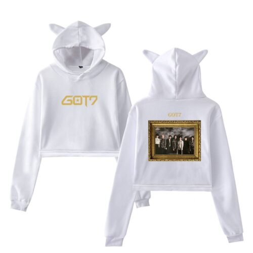 Got7 Cropped Hoodie #1