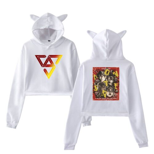 Seventeen Cropped Hoodie #5